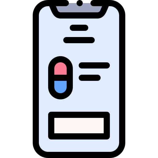 rezept Detailed Rounded Lineal color icon