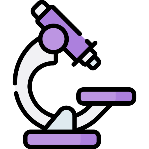 현미경 Special Lineal color icon