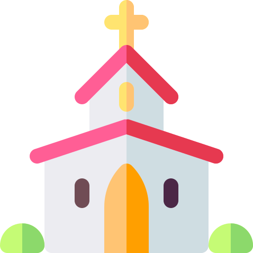 Church Basic Rounded Flat icon