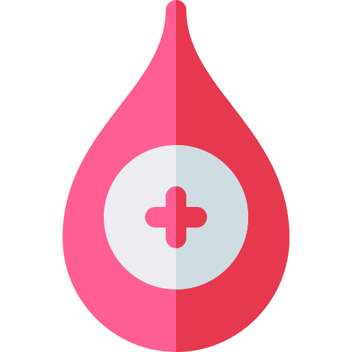 transfusão de sangue Basic Rounded Flat Ícone