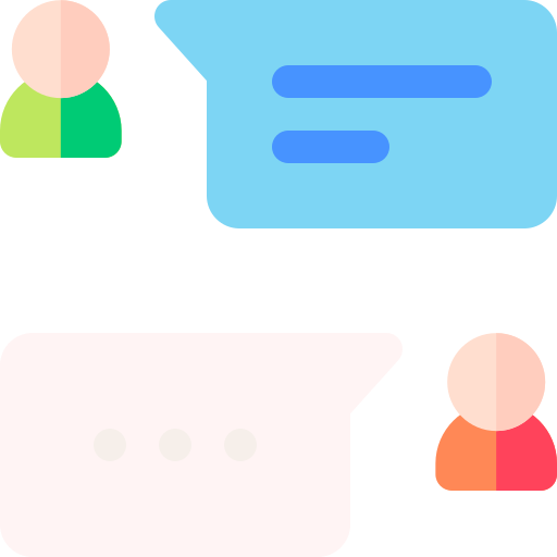 Family chat Basic Rounded Flat icon