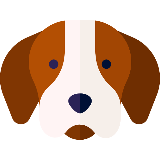 犬 Basic Rounded Flat icon