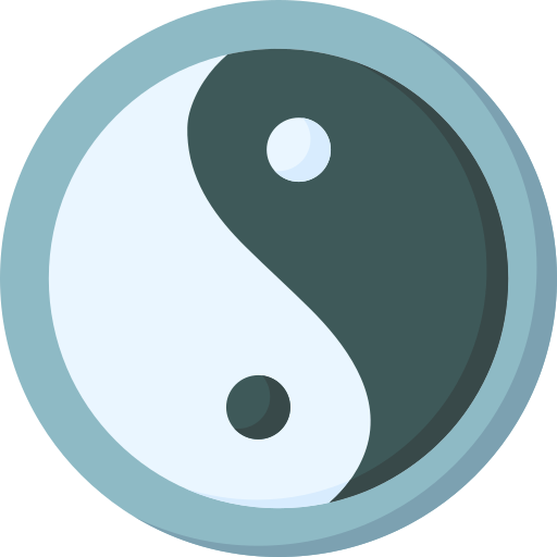 ying yang Special Flat icon