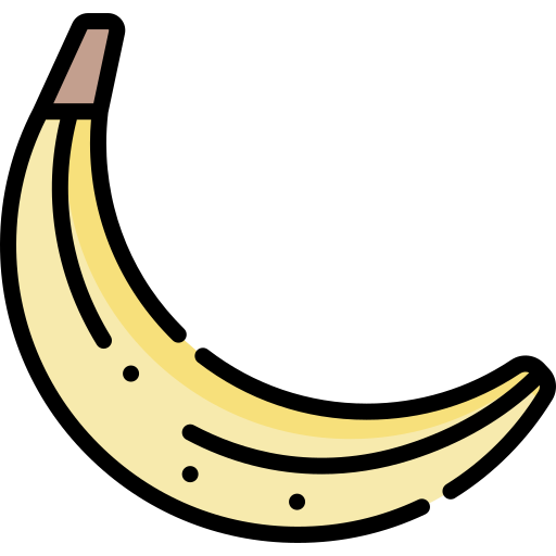 plátano Special Lineal color icono