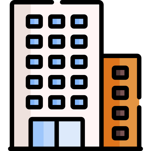 edificio Special Lineal color icona