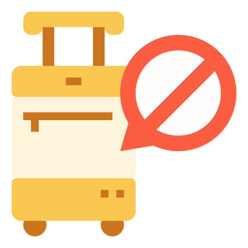 Suitcase Linector Flat icon