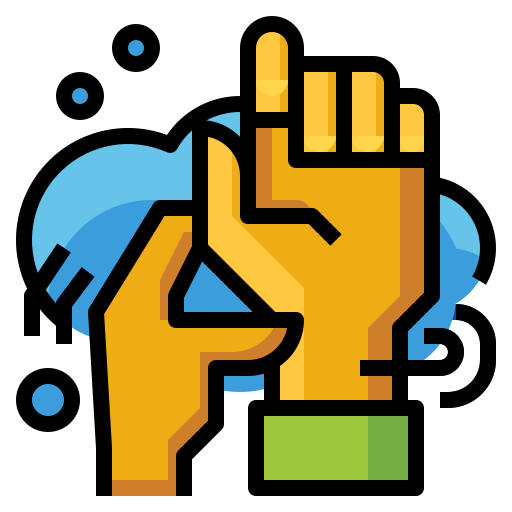 WASHING HANDS PongsakornRed Lineal Color icon