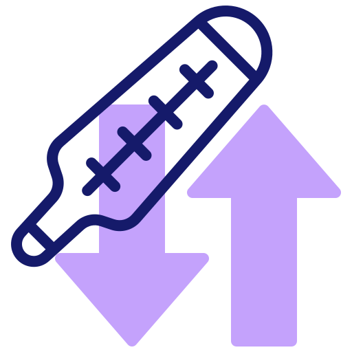 thermometer Inipagistudio Lineal Color icoon