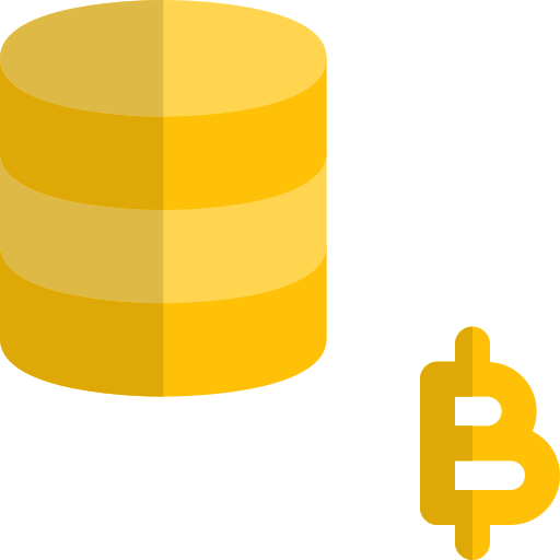 Bitcoin Pixel Perfect Flat icon