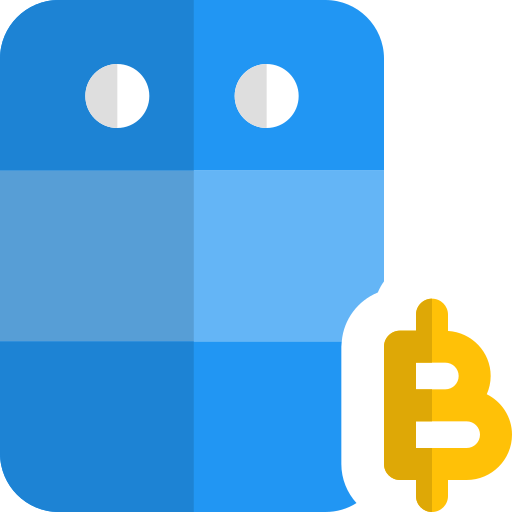 Bitcoin Pixel Perfect Flat icon