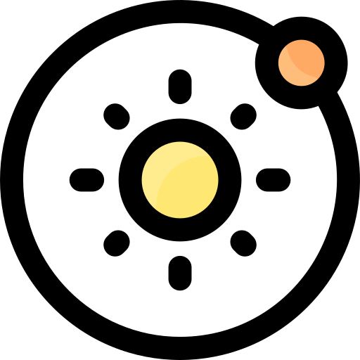 sistema solare Vitaliy Gorbachev Lineal Color icona