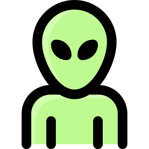 Инопланетянин Vitaliy Gorbachev Lineal Color иконка