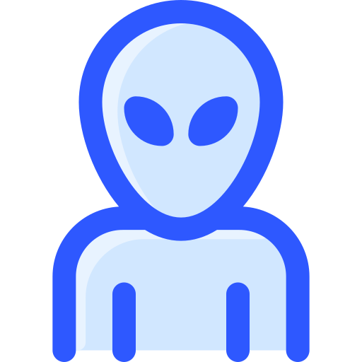 buitenaards wezen Vitaliy Gorbachev Blue icoon
