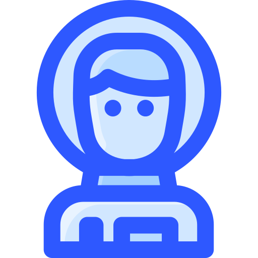 Astronaut Vitaliy Gorbachev Blue icon