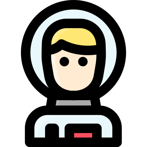 Astronaut Vitaliy Gorbachev Lineal Color icon