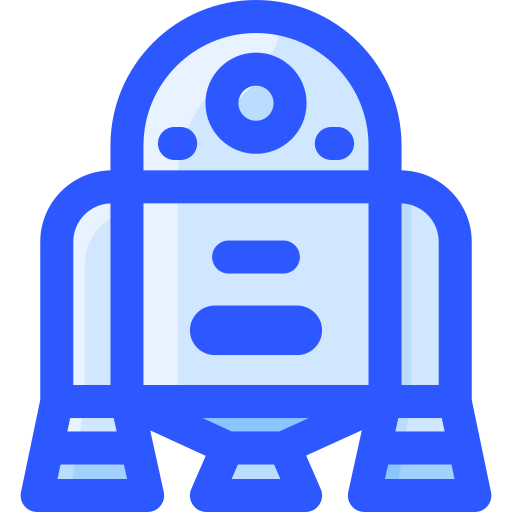 robot Vitaliy Gorbachev Blue ikona