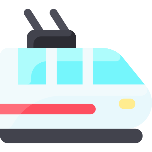 elektrische trein Vitaliy Gorbachev Flat icoon