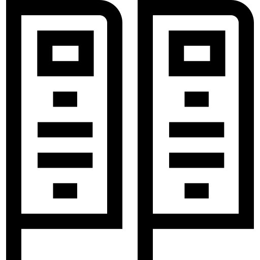 fanion Basic Straight Lineal Icône