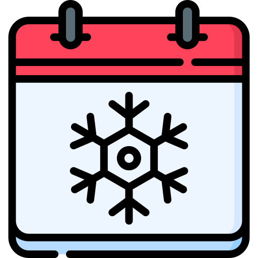 겨울 Special Lineal color icon