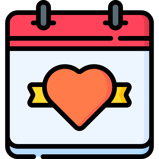 valentinstag Special Lineal color icon