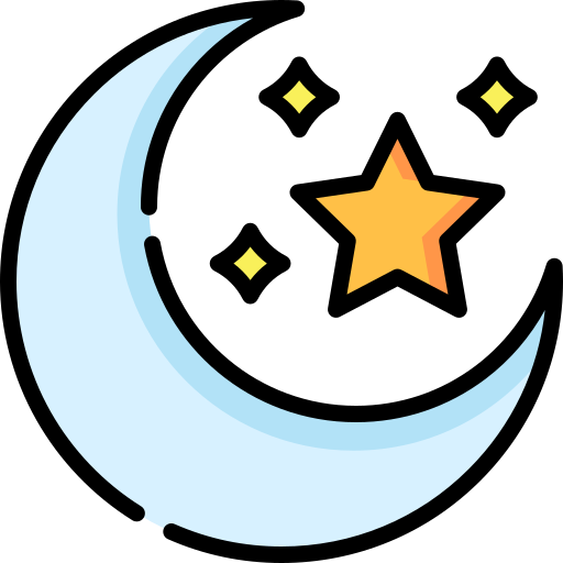 Moon Special Lineal color icon