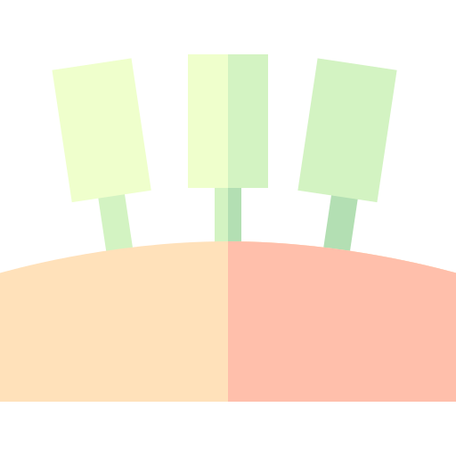 acupuntura Basic Straight Flat icono