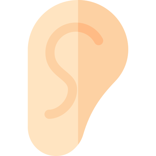 orecchio Basic Rounded Flat icona