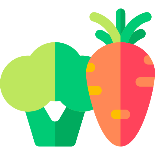 vegetales Basic Rounded Flat icono