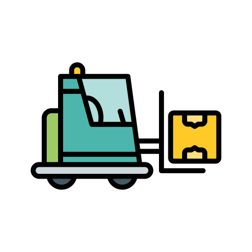 Forklift Generic Outline Color icon