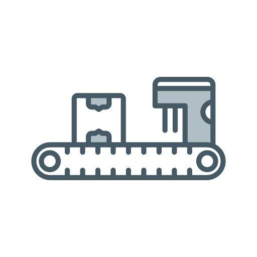 Conveyor belt Generic Grey icon