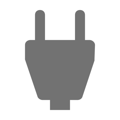Plug Generic Grey icon