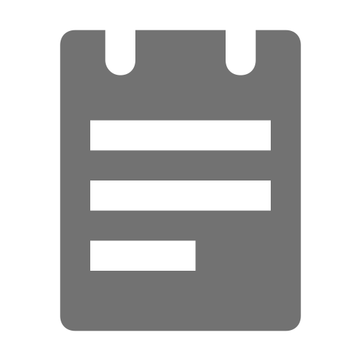 Notepad Generic Grey icon