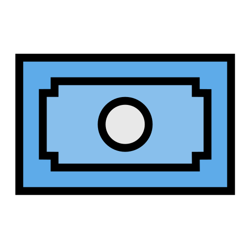 pieniądze Generic Outline Color ikona