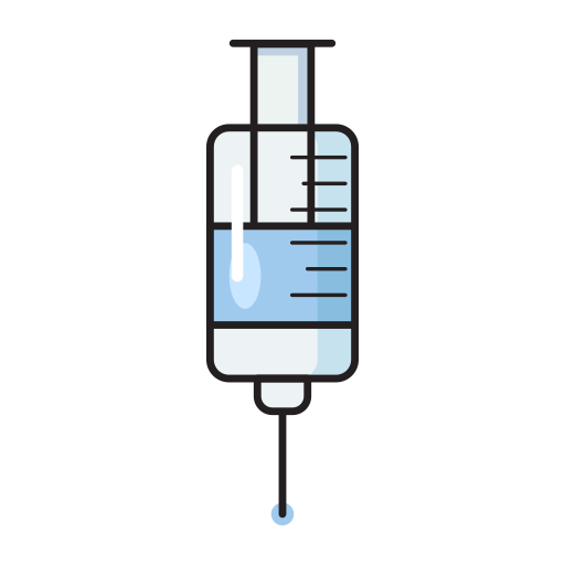 Vaccine Vector Stall Lineal Color icon