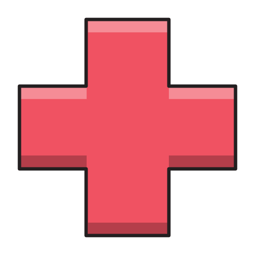 simbolo medico Vector Stall Lineal Color icona