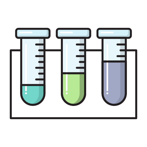 Flask Vector Stall Lineal Color icon