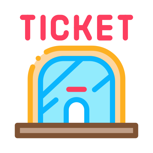 티켓 Generic Outline Color icon