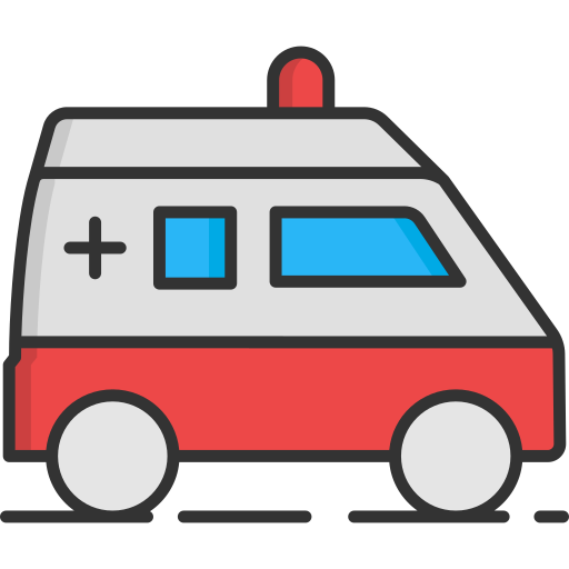 krankenwagen SBTS2018 Lineal Color icon