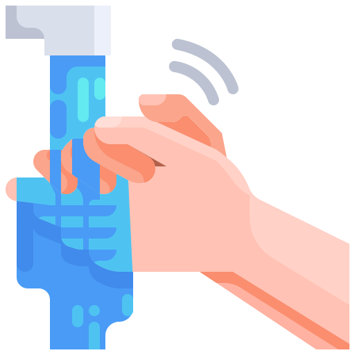 Hand washing Justicon Flat icon