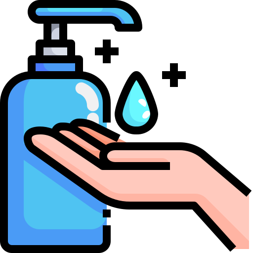 Washing hands Justicon Lineal Color icon