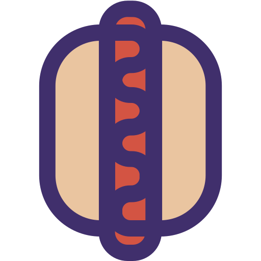 hotdog-sandwich Generic Outline Color icon