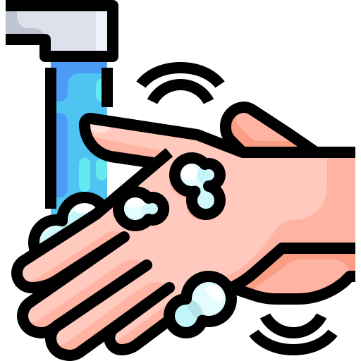 lavaggio delle mani Justicon Lineal Color icona