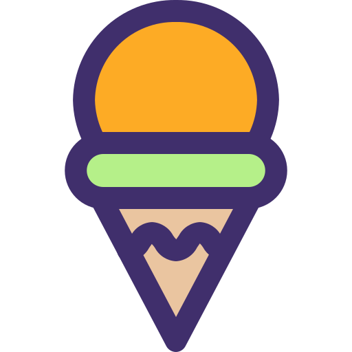 アイスクリーム Generic Outline Color icon