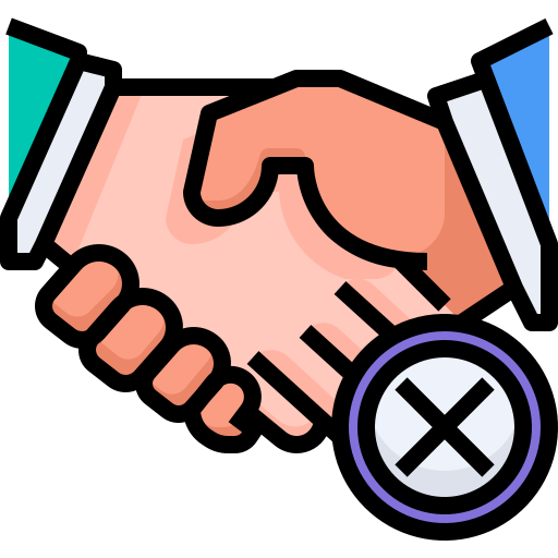 Shaking hands Justicon Lineal Color icon