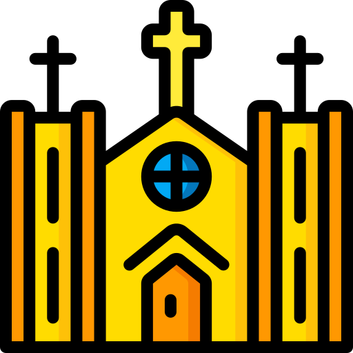 교회에 Basic Miscellany Lineal Color icon