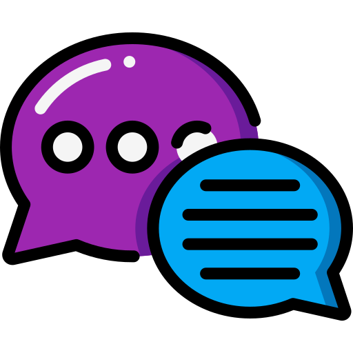 Speech bubble Basic Miscellany Lineal Color icon