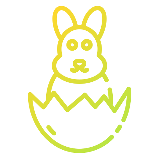 Easter bunny Good Ware Gradient icon