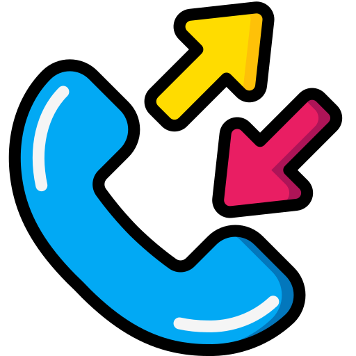 전화 Basic Miscellany Lineal Color icon