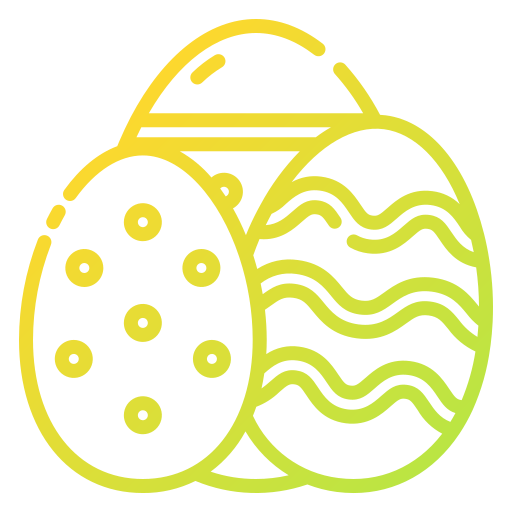 huevos de pascua Good Ware Gradient icono
