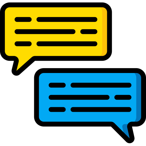 Speech bubble Basic Miscellany Lineal Color icon